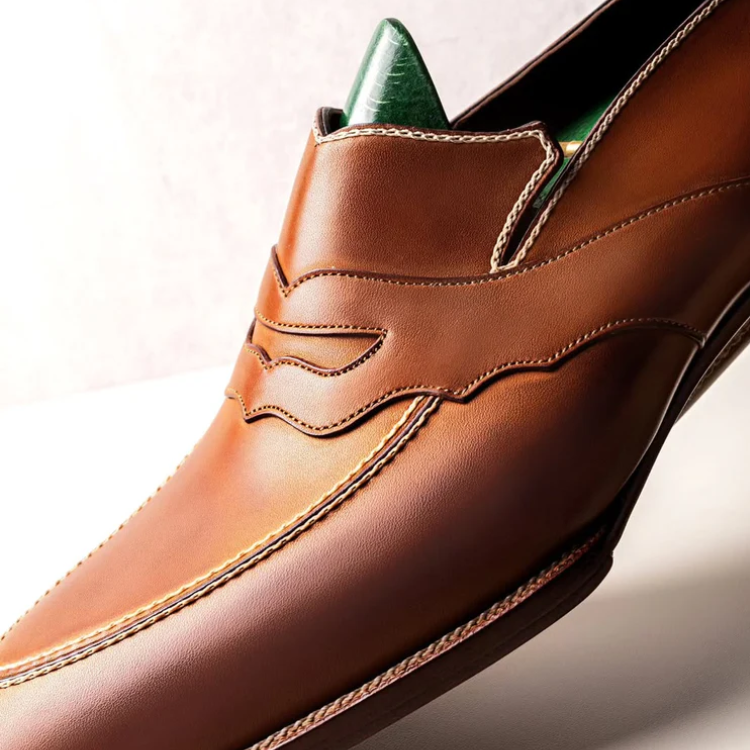 Brown Leather Penny Loafers – Formal & Casual Shoes